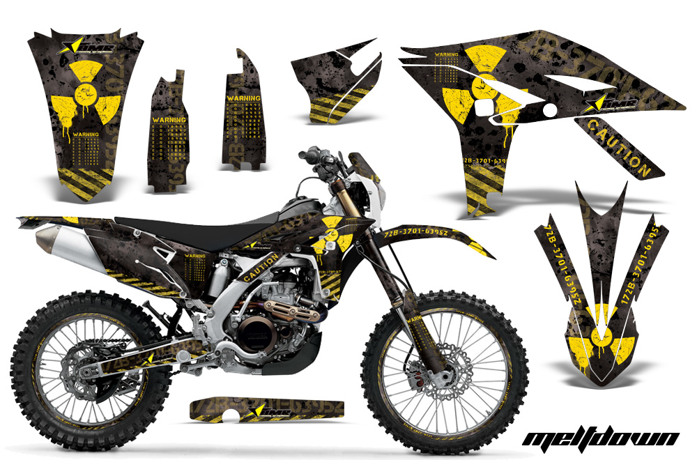 Yamaha WR 450F 2012 Graphic Kit Meltdown K-NPs